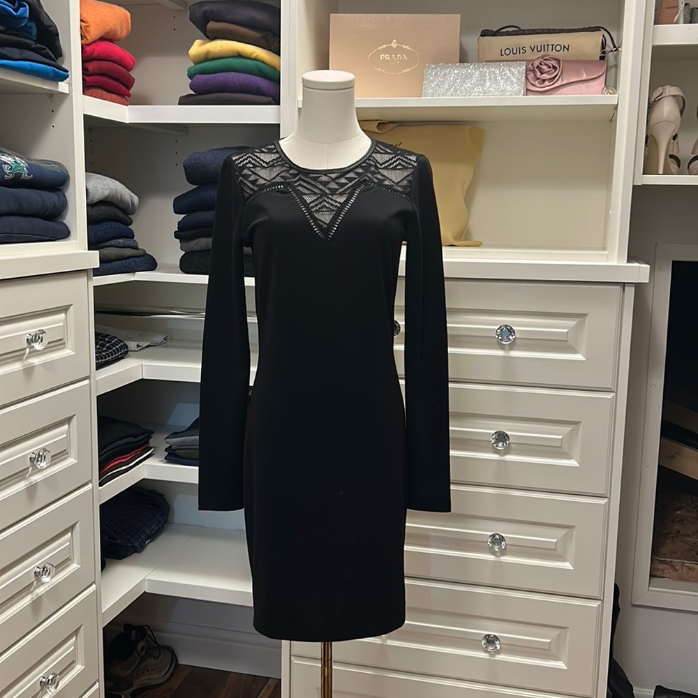 Black long sleeve dress